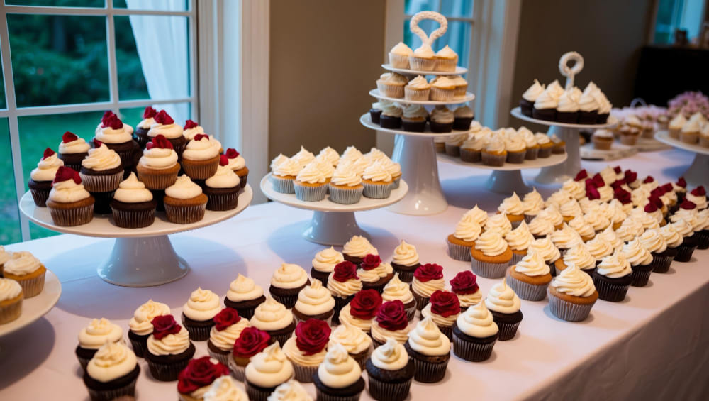 Сколько еды нужно на банкет: десерты