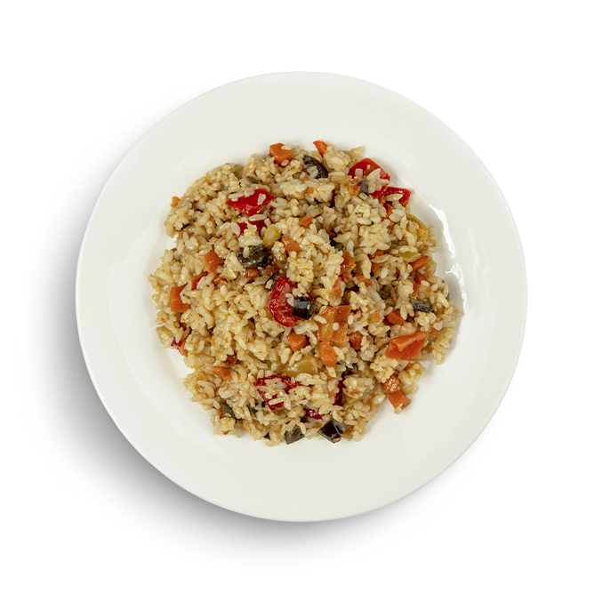 Тяхан с овощами