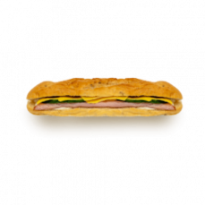 Багет с ветчиной и сыром