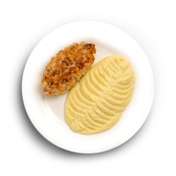 Котлета "Пожарская" с картофельным пюре