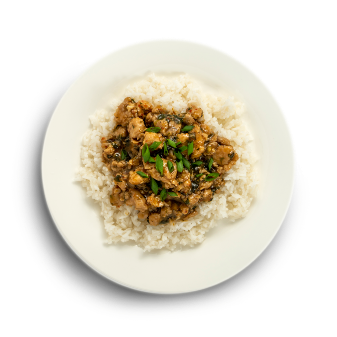 Пад-ка-прао с цыпленком