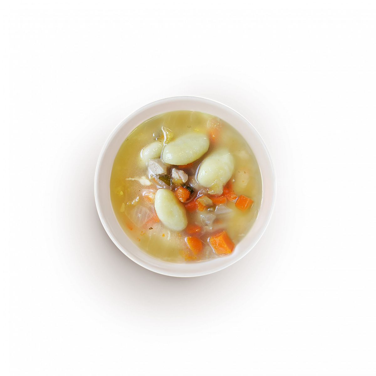 Суп с цыпленком и ньокки