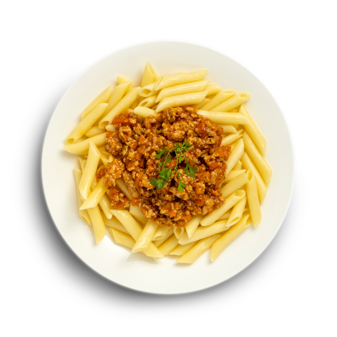 Паста с цыпленком карри