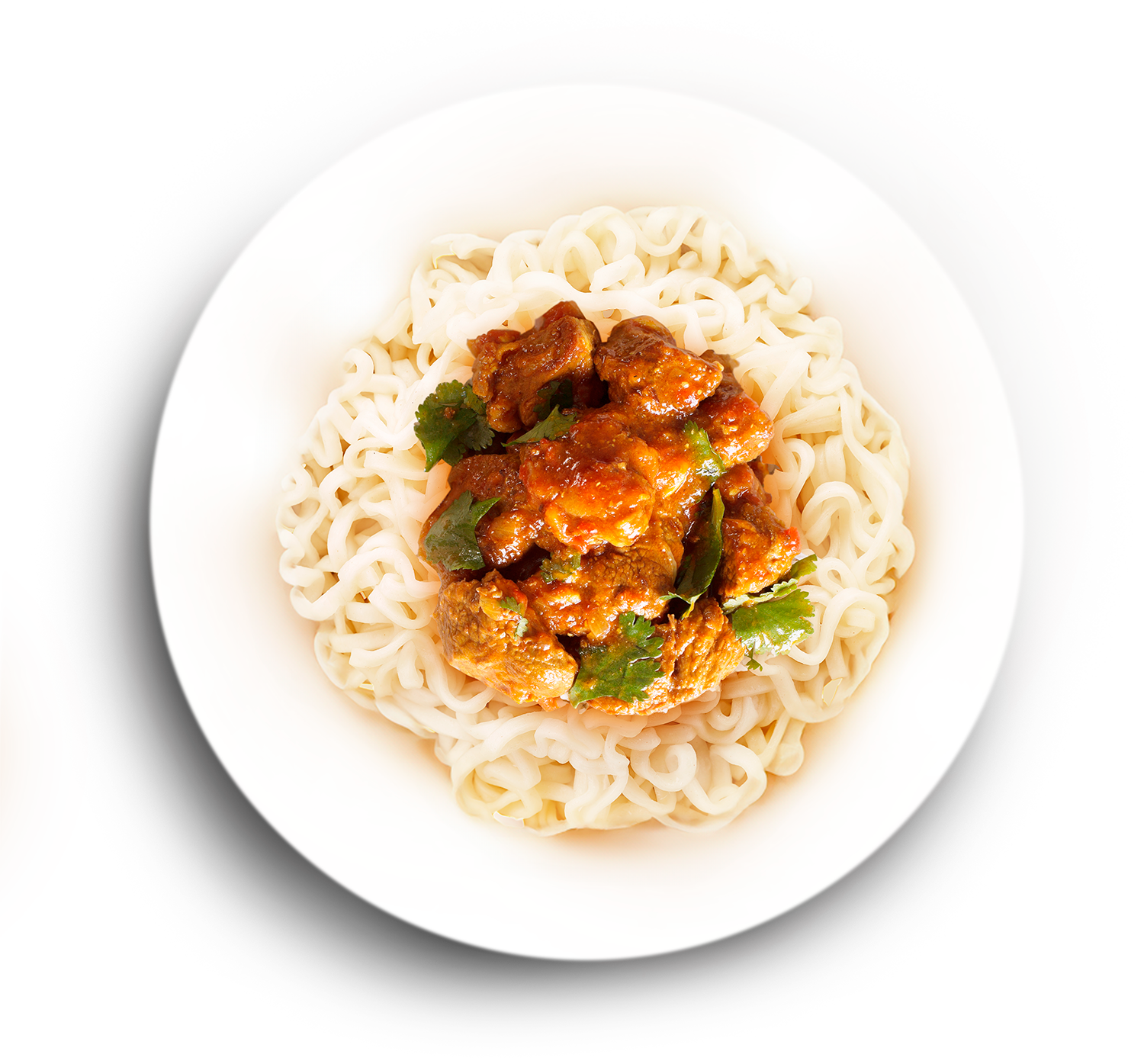 Рамен с говядиной и овощами