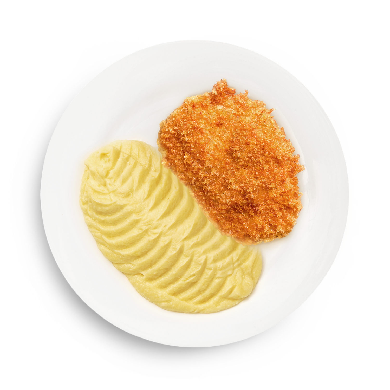 Ромштекс с картофельным пюре