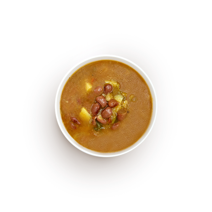 Суп Шешамади с красной фасолью