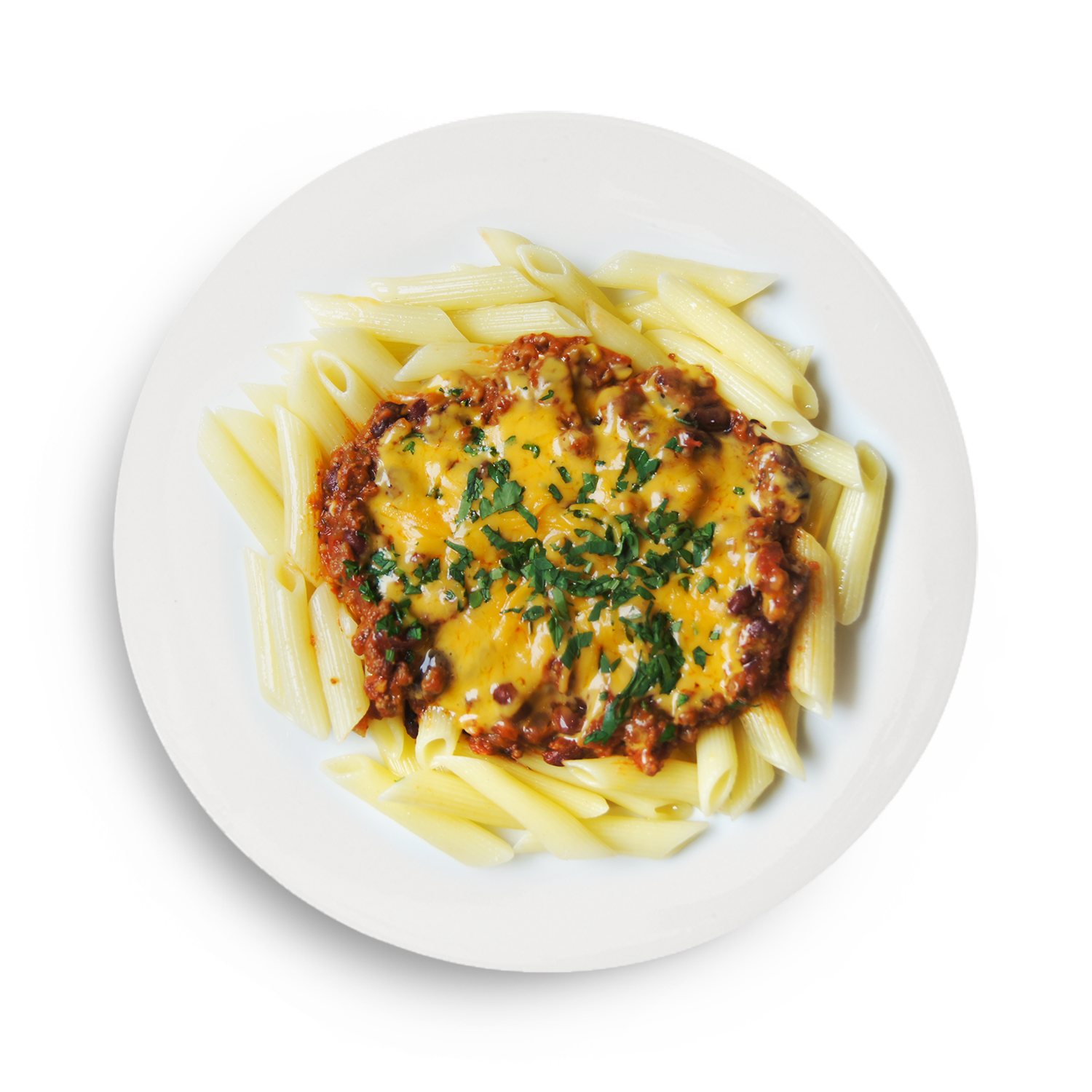 Пенне с говядиной чили кон карне