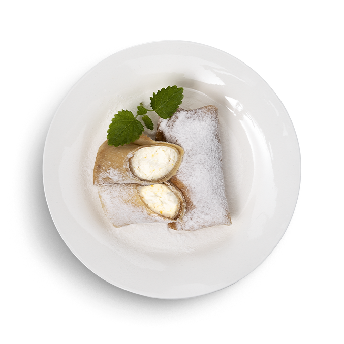 Блинчики «Творог-апельсин»