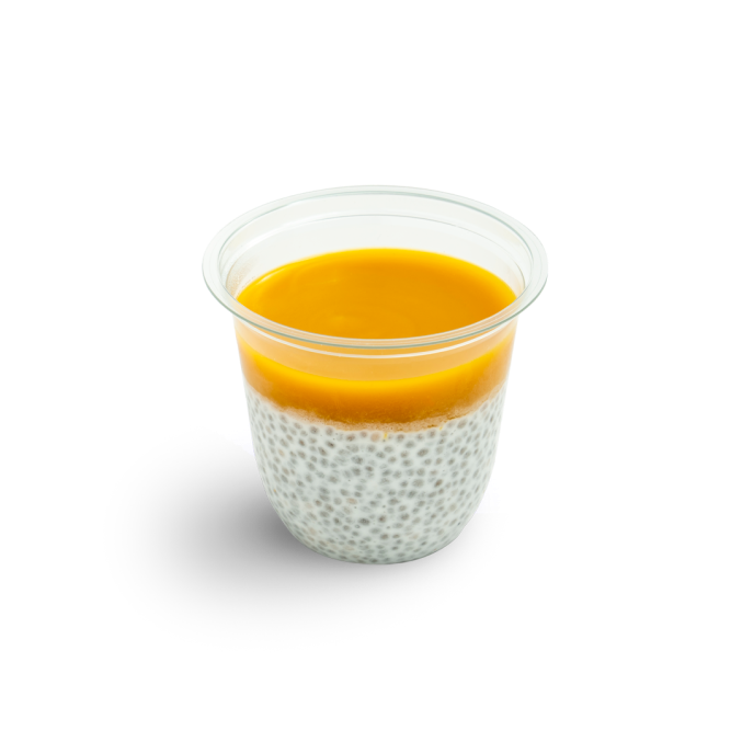 "Семена чиа с манго" десерт на 100% кокосовом молоке