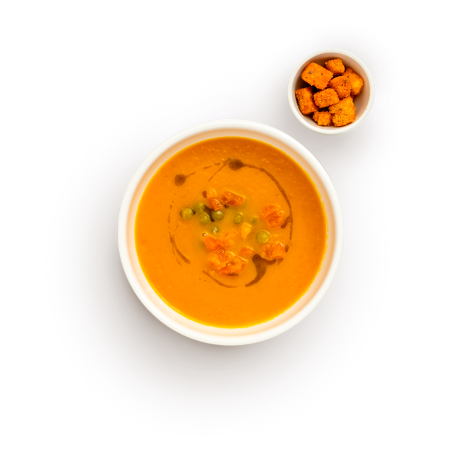 Суп из ярких овощей