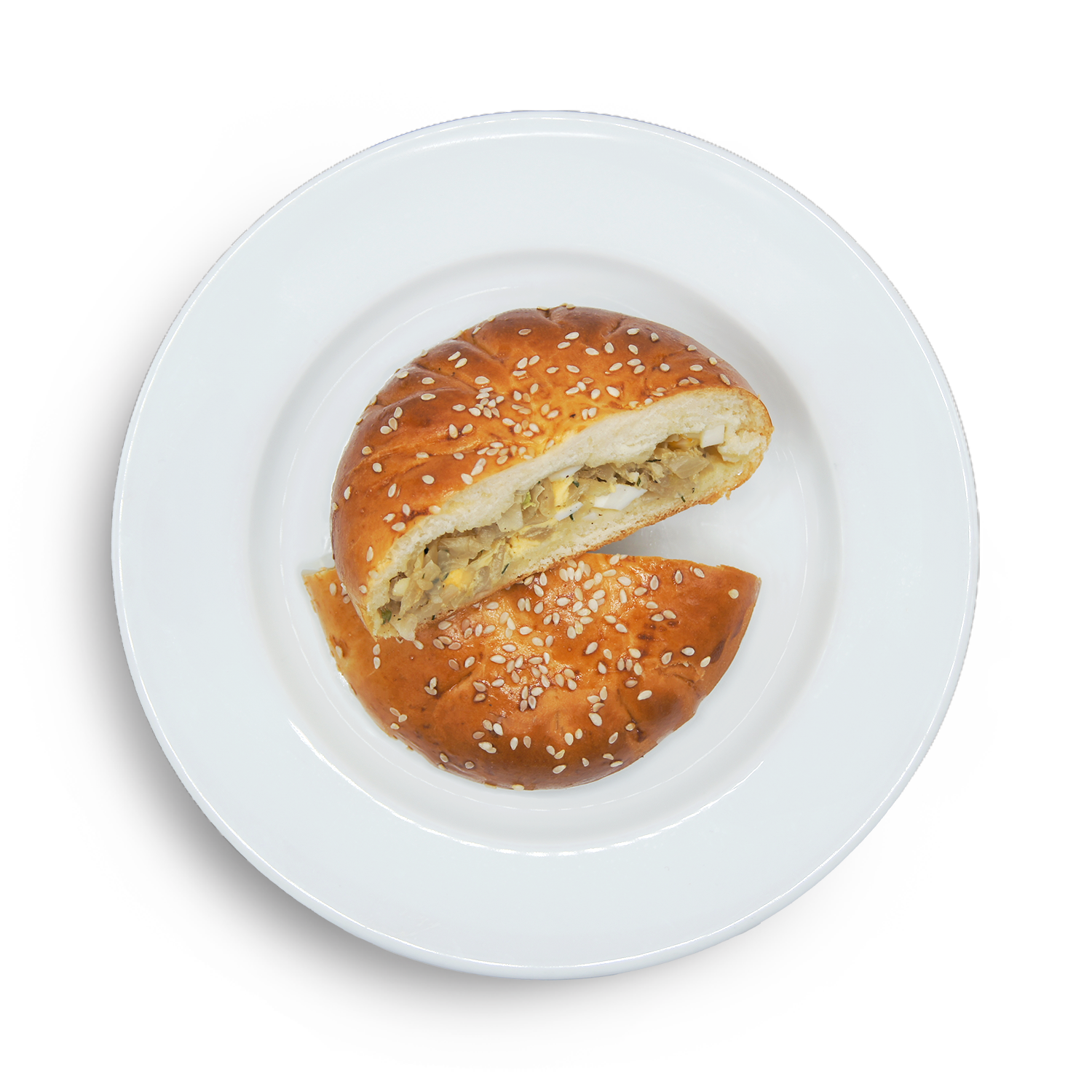 Пирог с капустой и яйцом 