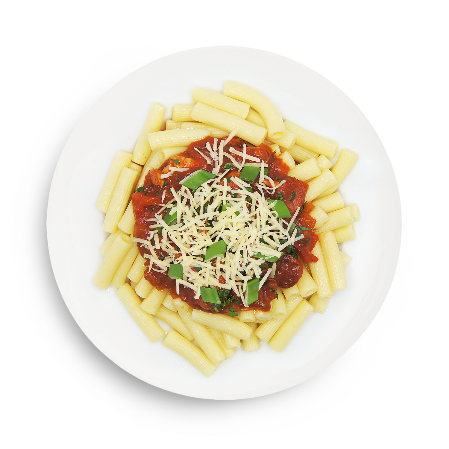 Паста с цыпленком и итальянскими колбасками