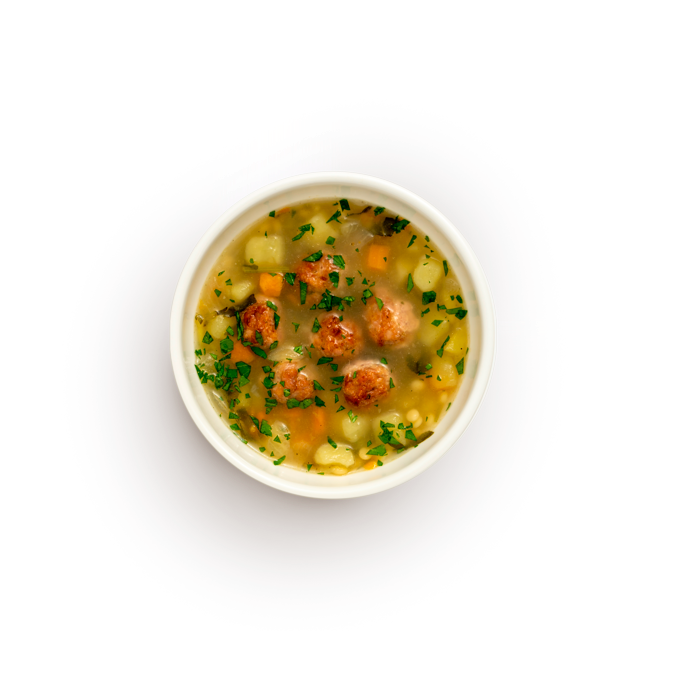 Суп с фрикадельками