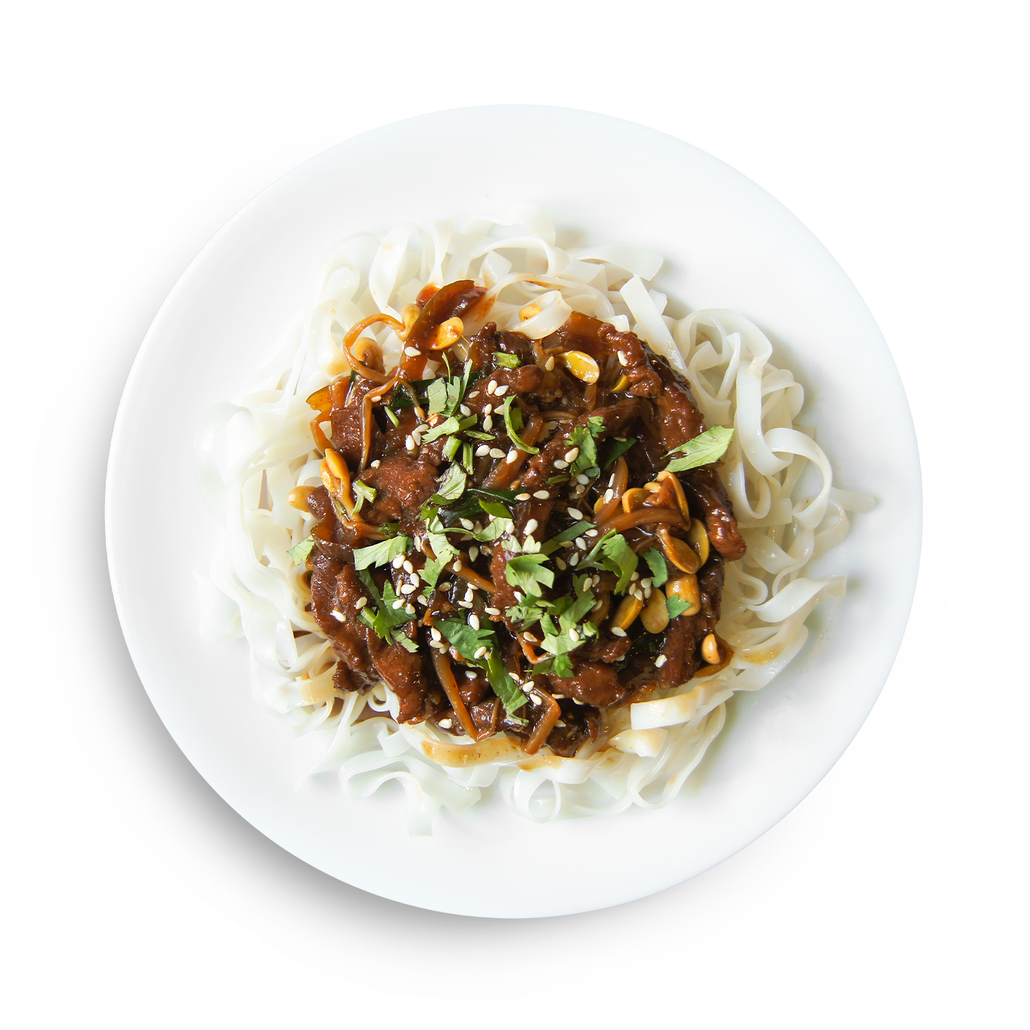 Индейка Чоу-фан с рисовой лапшой