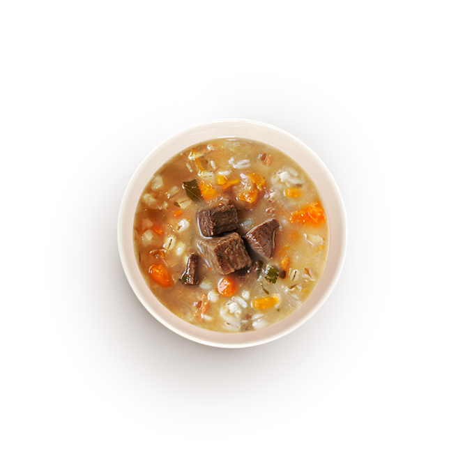 Суп с говядиной и перловкой